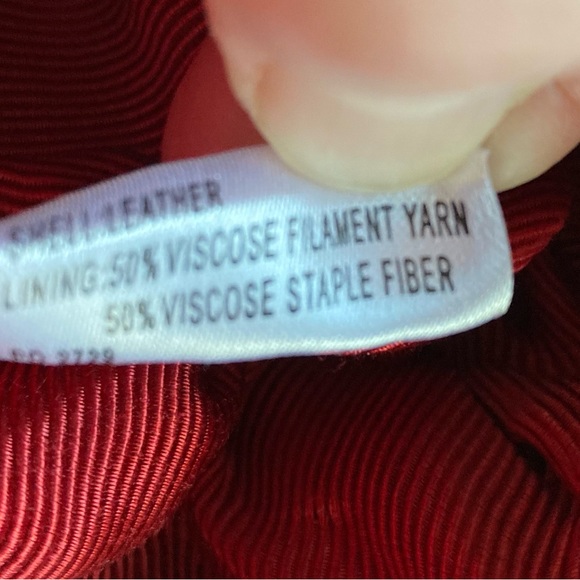 Vintage Elliott Luca Leather Woven Clutch Bag in Red - Picture 15 of 16